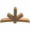 Ekena Millwork Alberta Smooth Timber Gable Bracket, Western Red Cedar, 60"W x 38"H x 5 1/2"D x 5 1/2"F, 15/12 Pitch GBW060X38X0606ALB00SWR - alternate 5